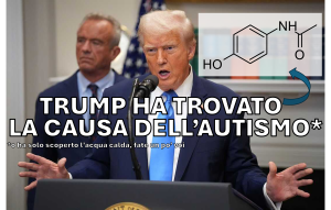 Trump, autismo e paracetamolo